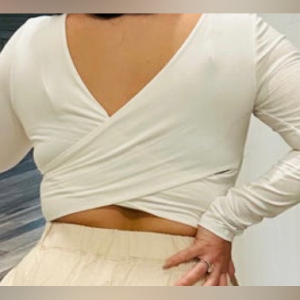 White Wasabi + Mint Long Sleeve Bodysuit